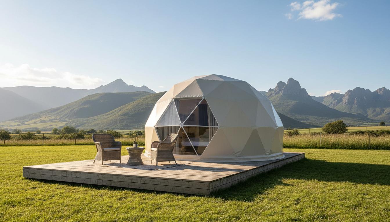 Domo geodésico de lujo